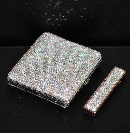 Creative Handmade Diamond Ladies Cigarette Case