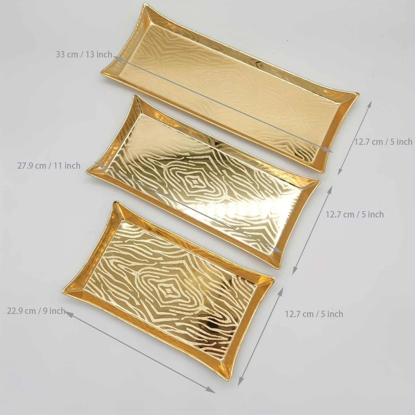 1 High-end Serving Plate, Golden Fruit Snack Dessert Tray, Cup Tray, Suitable For Home Decoration, Scented Candle, Restaurant Trays, Table Decors