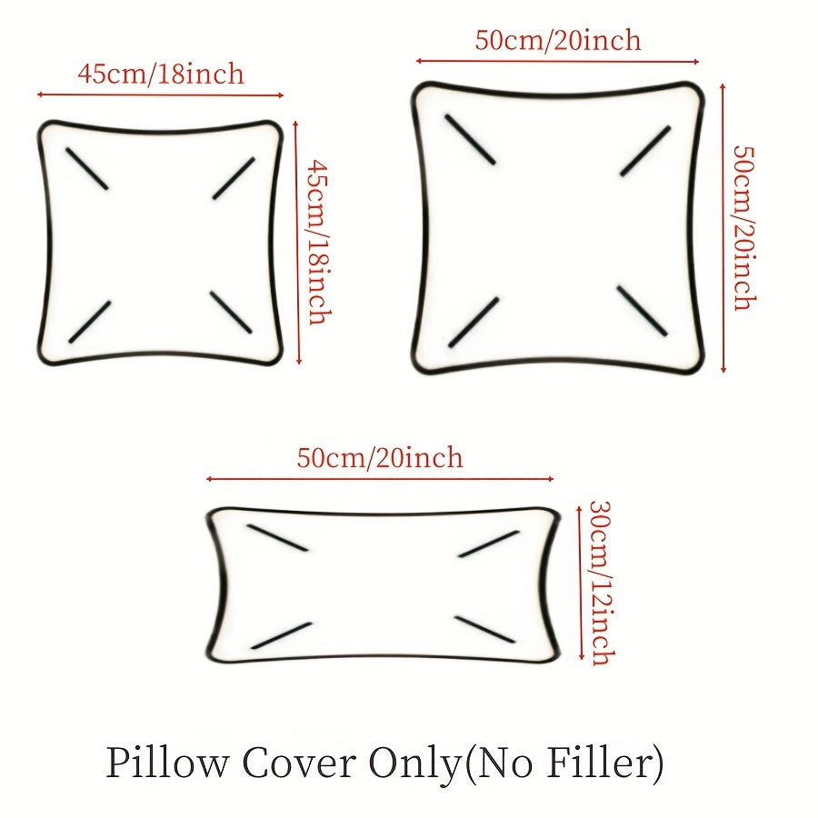 1pc Thickened Embroidered Velvet Throw Pillow Case, Light Luxury Splicing Decorative Sofa Cushion Cover