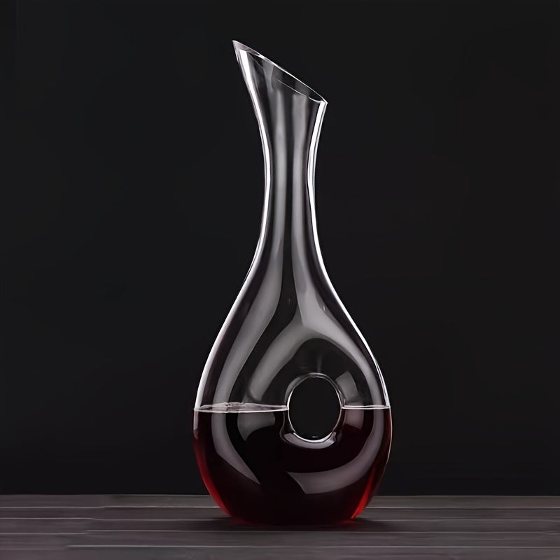 1 Pc Wine Decanter, Hand-blown High-value Personality Snail-shaped Red Wine Decanter, Red Wine Crystal Household High-end Decanter