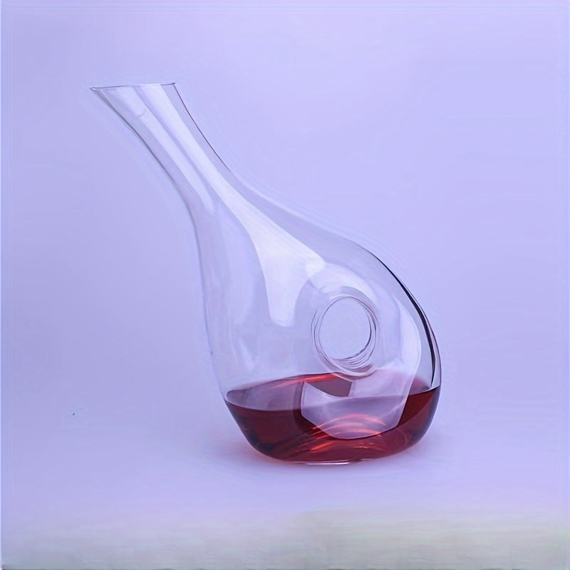 1 Pc Wine Decanter, Hand-blown High-value Personality Snail-shaped Red Wine Decanter, Red Wine Crystal Household High-end Decanter