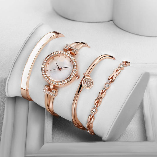 Women's Fashion Quartz Watch Set