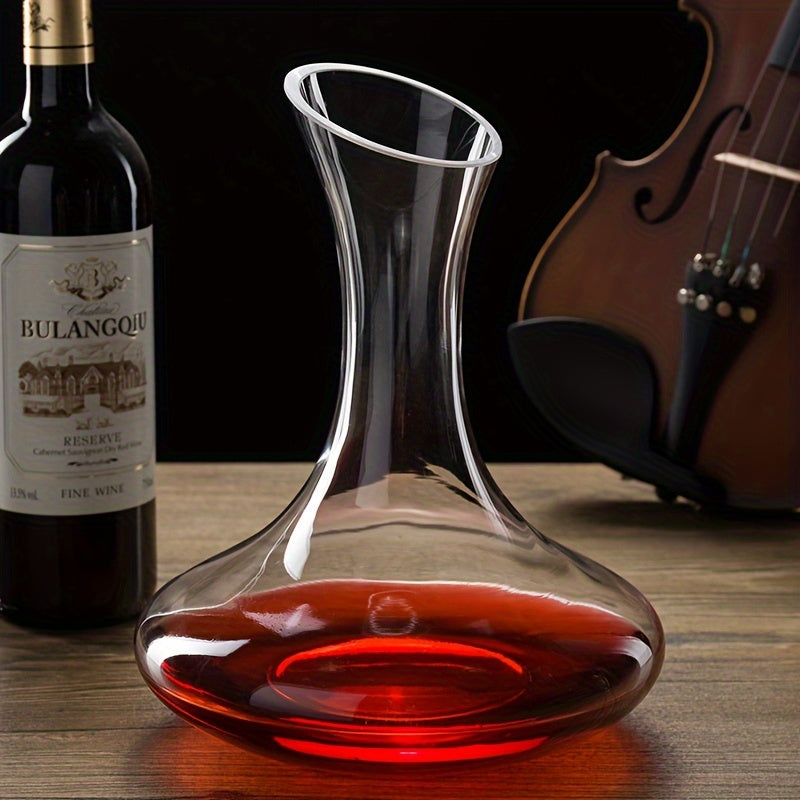 1pc European Crystal Red Wine Decanter, Household Glass Grape Wine Personalized Creative Quick Wine Divider And Wine Pot, Wine Accessories