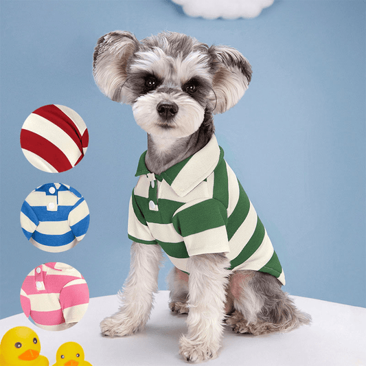 1pc Summer Stripe Two-Legged Dog Tee Shirt - Casual Pet Shirt For Small To Medium Dogs - Lightweight And Breathable Fabric