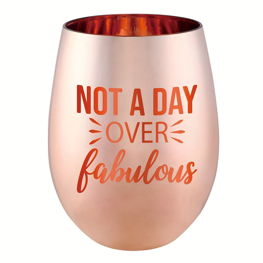 1pc, Wine Tumbler, Stemless Wine Glass, Relaxation Gifts For Women, Mom Best Friend Sister Gifts, Mothers Christmas Day Gifts From Daughter, Birthday Gifts For Women, Happy Birthday Gift