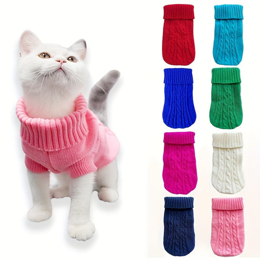 Dog Winter Clothes Knitted Pet Clothes For New Born And Small Dogs Only