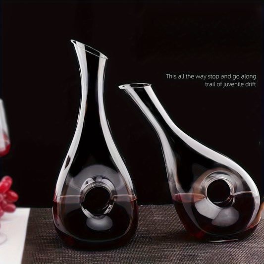 1 Pc Wine Decanter, Hand-blown High-value Personality Snail-shaped Red Wine Decanter, Red Wine Crystal Household High-end Decanter